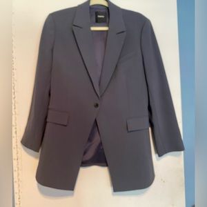 Theory Etiennette B Regent Crepe Blazer. Excellent Condition! Size 12.